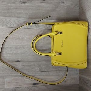 NWOT BOSTANTEN Yellow Handbag/ Purse/Crossbody